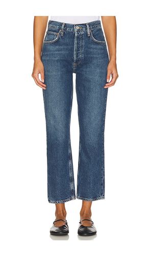 JEAN DROIT CROPPED TAILLE HAUTE RILEY in . Size 26, 27, 28, 29, 30, 32, 33 - AGOLDE - Modalova