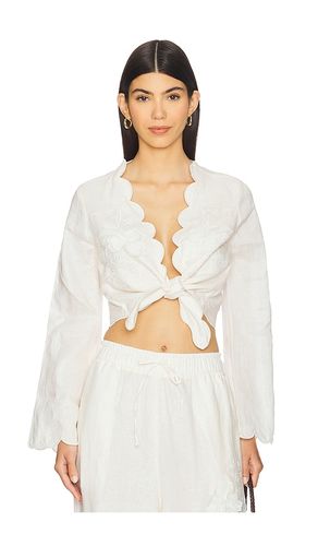 X REVOLVE Solei Blouse in . Size M, S - Agua Bendita - Modalova