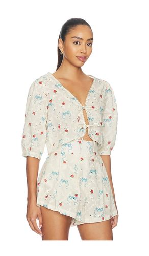 Salem Print Cherish Top en . Taille L. Also en M, S - Agua Bendita - Modalova