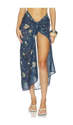 Lavanda Pareo Midi Skirt in - Agua by Agua Bendita - Modalova