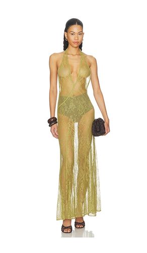 ROBE MAXI LACE BARE-BACK MAXI DRESS en . Taille L. Also en - ADRIANA DEGREAS - Modalova