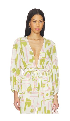 Balearic Voluminous Sleeves Blouse en ,. Taille S. Also en M - ADRIANA DEGREAS - Modalova