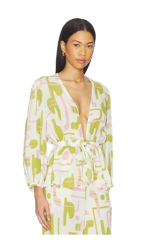 Balearic Voluminous Sleeves Blouse en ,. Taille M. Also en S - ADRIANA DEGREAS - Modalova