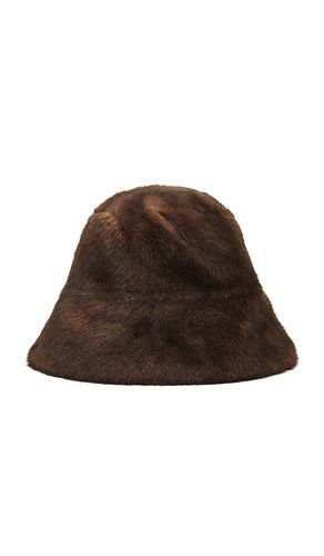 The Uptown Faux Fur Bucket Hat in - Adrienne Landau - Modalova