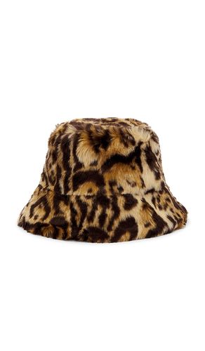The Uptown Faux Fur Bucket Hat en - Adrienne Landau - Modalova