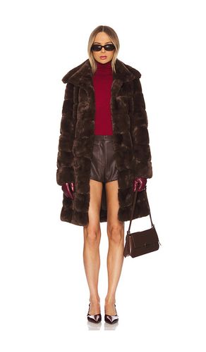 MANTEAU LONG FAUX FUR in . Size M, S - Adrienne Landau - Modalova