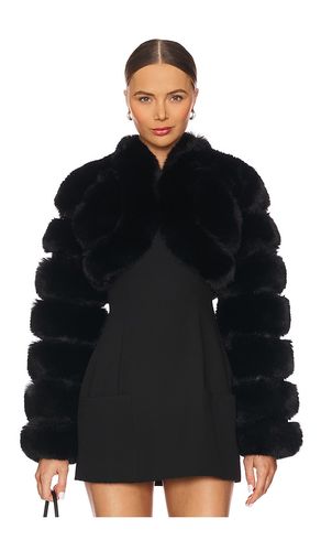 VESTE COURTE FAUX FOX FUR en . Taille L. Also en M, S - Adrienne Landau - Modalova
