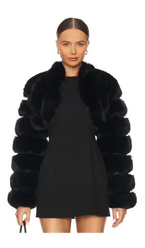 VESTE COURTE FAUX FOX FUR en . Taille L. Also en M - Adrienne Landau - Modalova