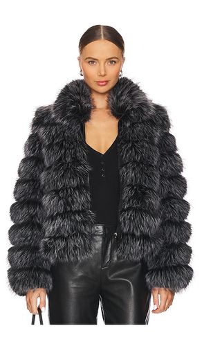 BLOUSON THE LANDAU FAUX FUR in . Size S - Adrienne Landau - Modalova