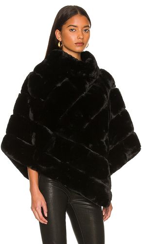 Faux Fur Wrap in - Adrienne Landau - Modalova