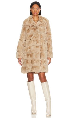 X REVOLVE Faux Fur Long Coat in . Size S. Also in L, M - Adrienne Landau - Modalova