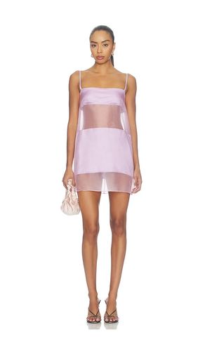Silk Two Tone Mini Dress en . Taille L. Also en M, S, XS - AEXAE - Modalova