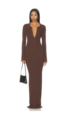 ROBE MAXI AVEC COL EN MAILLE en . Taille XS. Also en S - AEXAE - Modalova