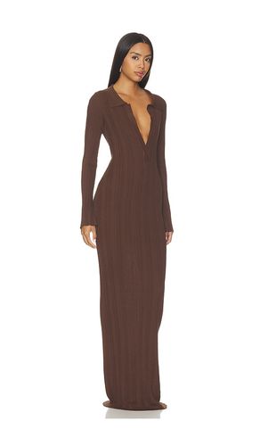 ROBE MAXI AVEC COL EN MAILLE en . Taille XS. Also en S - AEXAE - Modalova
