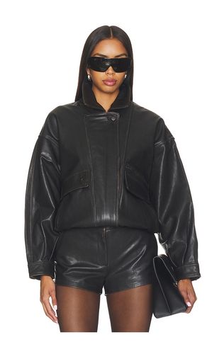 BLOUSON MOTARD EN CUIR USÉ en . Taille L. Also en M, S, XS - AEXAE - Modalova