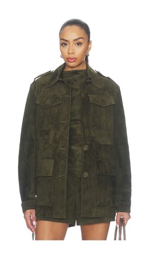 Lamb Leather Suede Mid Jacket en . Taille M. Also en S - AEXAE - Modalova