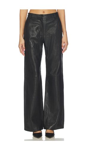 Leather Pebble Straight Leg Pant in . Size L. Also in M, S - AEXAE - Modalova