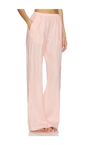 PANTALON DE JOUR TAILLE BASSE EN LIN en . Taille L. Also en M, S, XS - AEXAE - Modalova