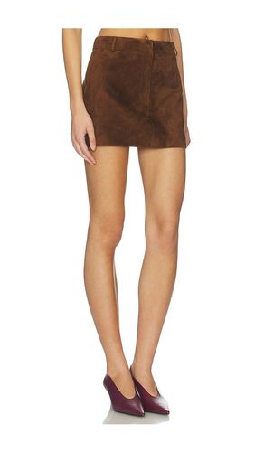 MINI-JUPE EN DAIM ET CUIR en . Taille L. Also en M, XL - AEXAE - Modalova