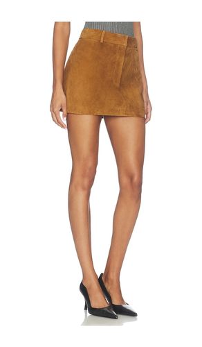 MINI-JUPE EN DAIM ET CUIR D'AGNEAU en . Taille M. Also en S - AEXAE - Modalova