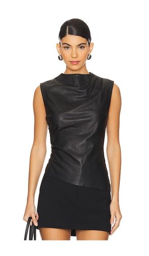 TOP EN CUIR AVEC FRONCES en . Taille XS. Also en - AEXAE - Modalova