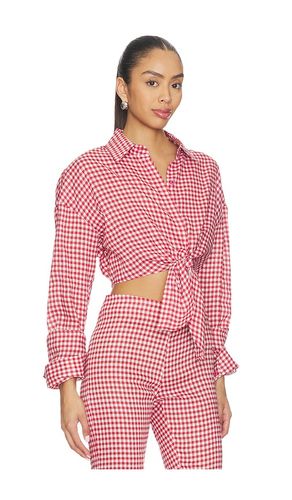 Linen Shirt Tie Top en . Taille L. Also en M, S, XS, XXS - AEXAE - Modalova
