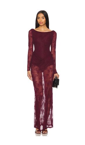 ROBE LONGUE EN DENTELLE TRIN in . Size M, S, XL, XS, XXS - AFRM - Modalova