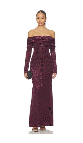 ROBE THELMA BURNOUT VELVET en . Taille XS. Also en XXS - AFRM - Modalova