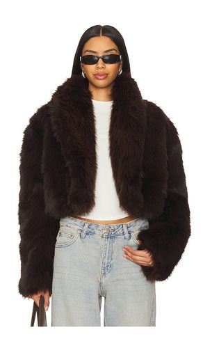 BLOUSON CROPPED IMITATION FOURRURE STEPHANIE en . Taille M. Also en XXL - AFRM - Modalova