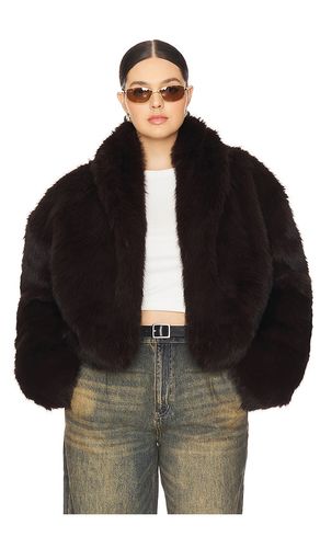 BLOUSON CROPPED IMITATION FOURRURE STEPHANIE en . Taille L. Also en M, S, XL, XS, XXL, XXS - AFRM - Modalova