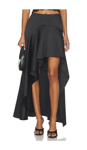 JUPE EN SATIN DRAPÉ ALANA en . Taille 4. Also en 6, 8, 10 - AKNVAS - Modalova