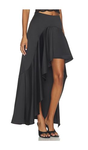 JUPE EN SATIN DRAPÉ ALANA en . Taille 0. Also en 2, 4 - AKNVAS - Modalova