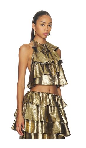 Bodil Ruffle Top en . Taille L. Also en M, S - AKNVAS - Modalova