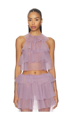 Bodil Tulle Ruffle Top en . Taille M. Also en S, XS - AKNVAS - Modalova