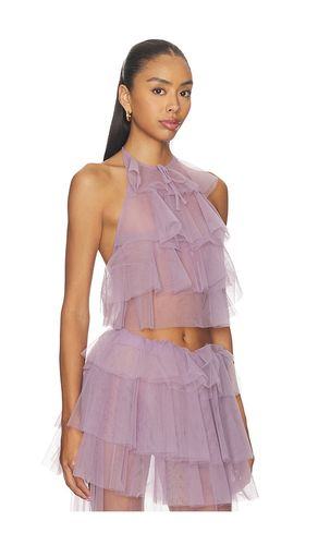 Bodil Tulle Ruffle Top en . Taille M. Also en S, XS - AKNVAS - Modalova