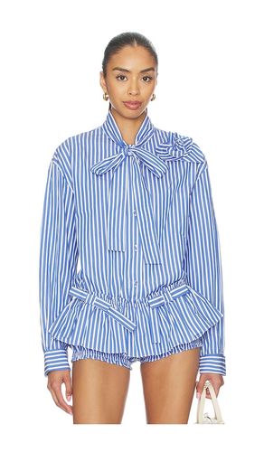 Flor Poplin Deep Stripe Shirt With One Rose en . Taille L. Also en XS - AKNVAS - Modalova
