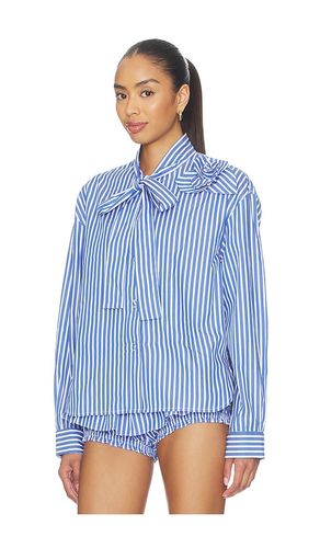 Flor Poplin Deep Stripe Shirt With One Rose en . Taille XS. Also en L - AKNVAS - Modalova