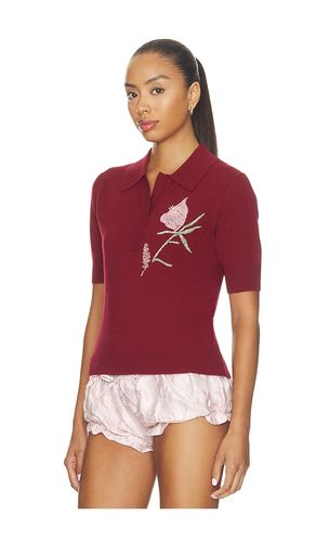 POLO EN MÉLANGE DE LAINE ET CACHEMIRE AVEC BRODERIE AILEY en . Taille M. Also en S - AKNVAS - Modalova