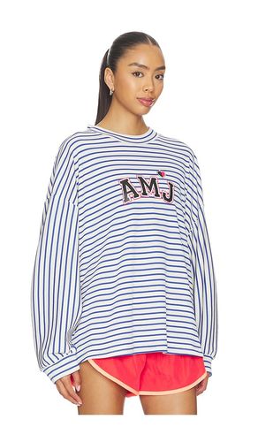 T-SHIRT VOLANTÉ MANCHES LONGUES AMJ en . Taille S. Also en XS, M - Araminta James - Modalova