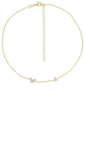 COLLIER PAVE en . Taille A. Also en B, C, D, E, F, G, H, I, J, K, L, M, N, O, P, R, S, T, V - By Adina Eden - Modalova