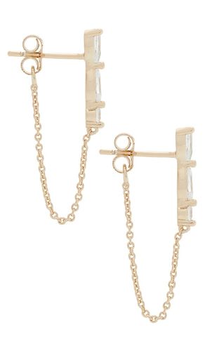 CLOUS D'OREILLES TRIPLE en - By Adina Eden - Modalova
