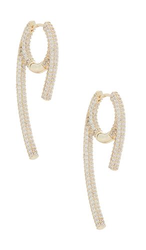 BOUCLES D'OREILLES HUGGIES PAVE en - By Adina Eden - Modalova