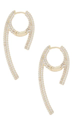 BOUCLES D'OREILLES HUGGIES PAVE en - By Adina Eden - Modalova