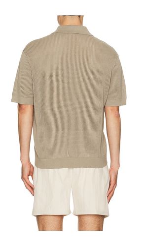 Knit Mesh Johnny Collar Polo en . Taille S. Also en M - AUTO-REPLY - Modalova
