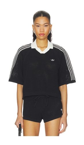 Knitted Crochet Polo en . Taille S. Also en XS - adidas Originals - Modalova