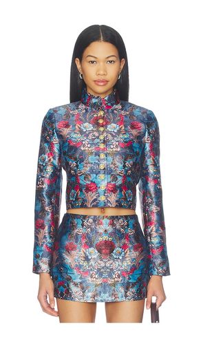 Emerson Jacquard Military Jacket en . Taille L. Also en M, S, XS - Alice + Olivia - Modalova
