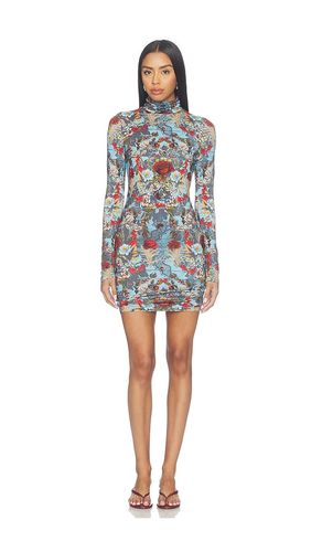 Delora Longsleeve Fitted Folded Turtleneck Mini Dress en . Taille 0. Also en 10, 2, 4, 6, 8 - Alice + Olivia - Modalova