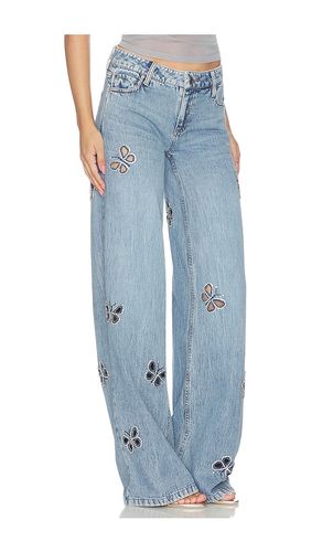 Amazing Embellished Cutout Jean en . Taille 25. Also en 26, 27 - Alice + Olivia - Modalova