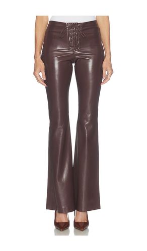 PANTALON BOOTCUT Ã LACETS EN IMITATION CUIR RAVYN en . Taille 0. Also en 10, 2, 4, 6 - Alice + Olivia - Modalova