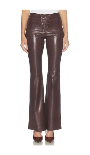 PANTALON BOOTCUT À LACETS EN IMITATION CUIR RAVYN en . Taille 10. Also en 2, 4, 6, 8 - Alice + Olivia - Modalova